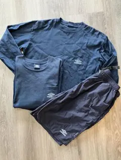 UMBRO アンブロ 長袖Tシャツ ショートパンツ セット　L〜XLのサムネイル
