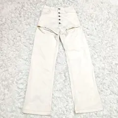 VIVAMUS CUT OUT CHAPS PANTS gimmick y2k