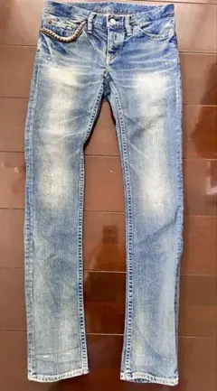 美品　ヒステリックグラマー　ダメージ加工　スタッズ　スキニー　デニム XS