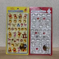 新品未開封　ボンボンドロップシール　くまのプーさん　ベイマックス　正規品