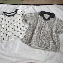 バースデイ tete a tete ベビー服 夏服 ペイズリー 男の子 セット