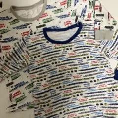 新幹線柄 長袖インナーシャツ　下着　2枚セット　男の子120cm 綿100%