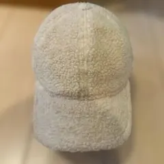 超美品 New Era ボアキャップ クリーム色 モコモコ