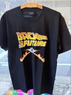 バックトゥザフューチャー Tシャツ デロリアン ムービーT ブラック 818 