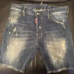 新品未使用　DSQUARED2 デニムショートパンツ ダメージ加工のサムネイル
