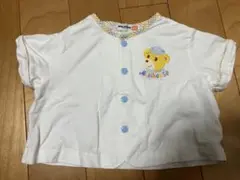 ミキハウス クマ刺繍 Tシャツ 80