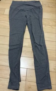 マタニティ トレンカ パンツ グレー M〜L