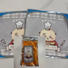 ちいかわ　ココス　コラボ　ラッコ　ミニタオル　スライドケース