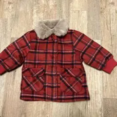 BREEZE レッドチェック ジャケット 90