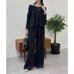 mystic カシュクールオールインワン　ブラック mystic カシュクールオールインワン ブラック