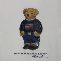 Polo ラルフ ローレン ポロベア Tシャツ白M (10-12)