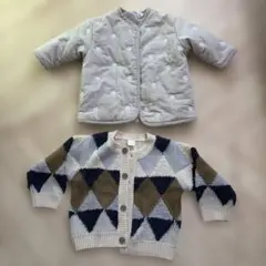 ♡1.2回着用のみ♡ 90センチアウター&95センチカーディガン
