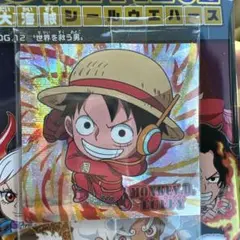 ワンピース　ルフィーシール