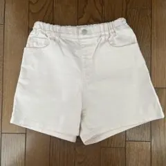 【美品】ユニクロ　デニムキュロットパンツ　140㎝