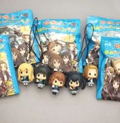 未開封&開封 けいおん 朝食ティータイムフィギュア 4個セット×2 ストラップ