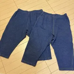 UNIQLOベビー　7分丈レギンス　120 2枚セット