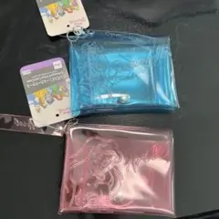 ディズニープリンセスイラスト入りポーチ 2色セット