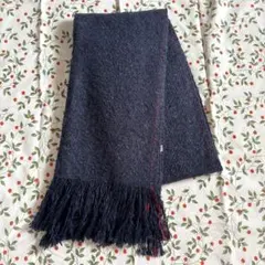 ユニクロ　イネス　ストール　ネイビー