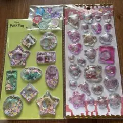 正規品　ウォーターインシール　ピーターパン　おはじきシール　キティ　サンリオ