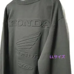 HONDA ホンダ エンボス加工 トレーナー ビッグシルエット LLサイズ