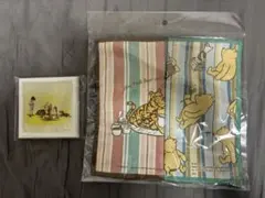 【未開封】くまのプーさん展 100周年 会場限定 ミニタオル ミニフレームアート