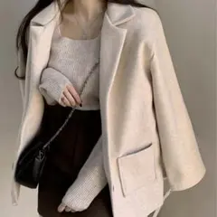 amood ジャケット ホワイト 韓国