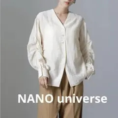 ナノユニバース ブラウス