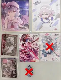 東方紅魔郷　レミリア　フラン　咲夜　スリーブ 東方紅魔郷 プレイマット 新品未開封品 咲夜 レミリア フラン