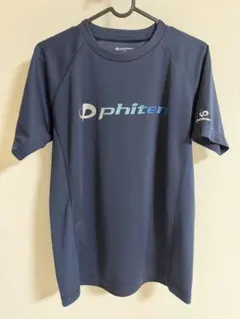 ファイテン　Tシャツ　ネイビー　サイズM