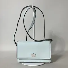 2511-279｜ケイトスペード ショルダーバッグ レザー ミントグリーン