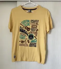 CHUMS チャムス　イエロー 半袖Tシャツ レディース　L