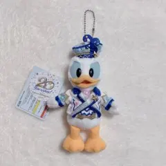 ディズニーシー20周年 ぬいぐるみバッジ　ドナルド