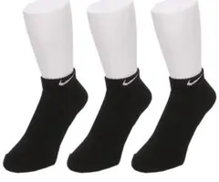 【即購入可】ナイキ 靴下 ソックス ブラック 21-23 3足セット