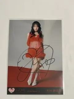 み*ん様 イコラブ 大谷映美里 直筆 生写真