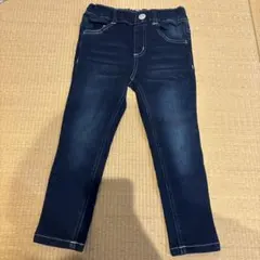 値下げMPS ストレッチ ダークブルー ボトムス 100