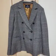 BRAHMIN ダブルブレスト チェックジャケット 38