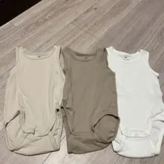 ⭐️H&M ベビー　タンクトップ　ロンパース　6M-9M 3点セット