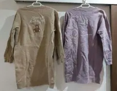 devirock 長袖ワンピース 2点セット 裏起毛