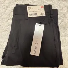 UNIQLO ドライストレッチスタイルアップノータックパンツ ブラック 黒