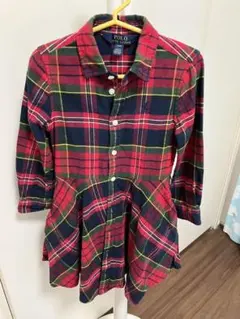 【ラルフローレン】女の子　長袖ワンピース　サイズ110