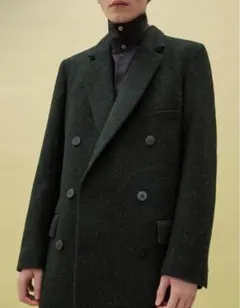 OVERCOAT 23AW ダブルブレストセットアップ　フォレストグリーンのサムネイル