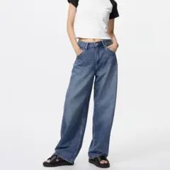 UNIQLO バギーカーブジーンズ　26インチ