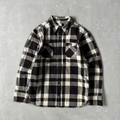00s unknown ヘビーネルシャツ ブロックチェック 古着 バッファロー