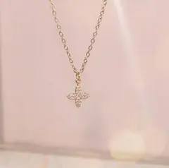 ゴールド クロスモチーフ ネックレス