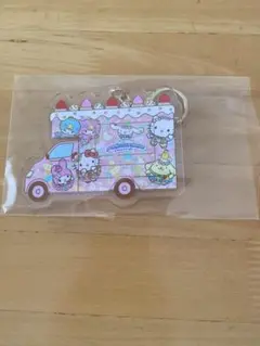 サンリオ♡ミラクルギフトパレード　カフェワゴンキーホルダー＊マイメロディ、キティ
