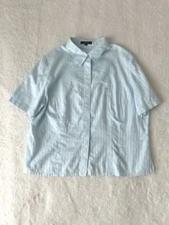 BURBERRY LONDON バーバリー 半袖シャツ ストライプ フォースXL