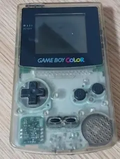 【ジャンク品】ゲームボーイカラー　クリア　本体のみ