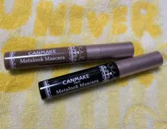 CANMAKE メタルックマスカラ 01 02 2本セットのサムネイル