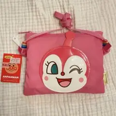 タグ付き★アンパンマン ドキンちゃん　ウィンクポーチ ピンク