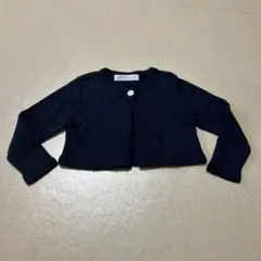 ネイビー ボタン付き カーディガン 100cm タルティーヌエショコラ　ボレロ